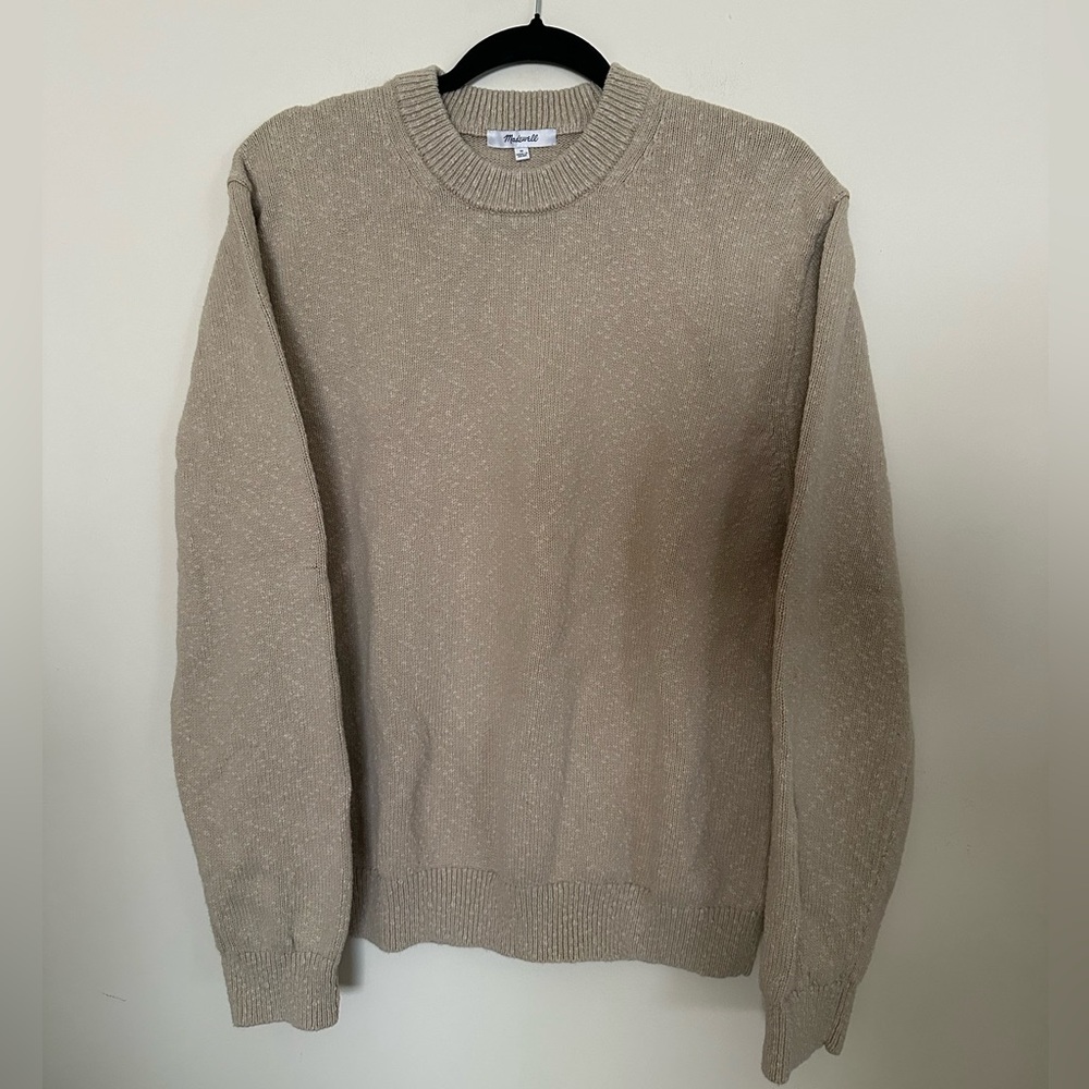 Madewell 100% Cotton Beige Sweater